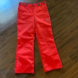 Scott kids XL red snow pants